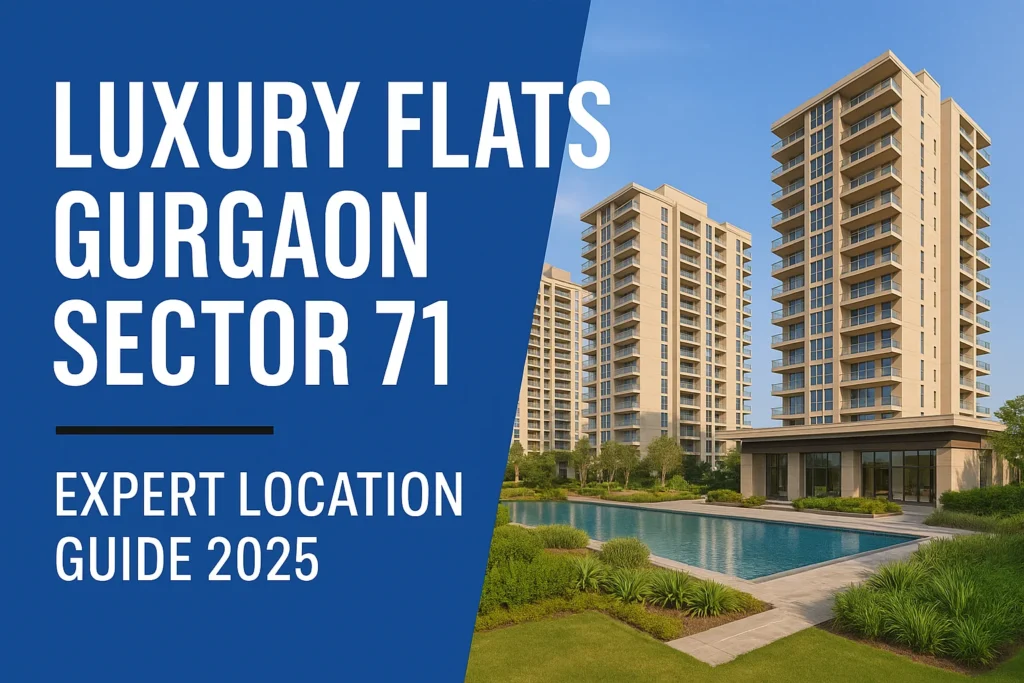 Luxury Flats Gurgaon Sector 71: Why This Location Is the Rising Star of NCR Luxury Homes
